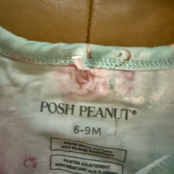 Posh Peanut Viscose Bamboo Edie Convertible Footie 6-9M - Picture 3 of 3